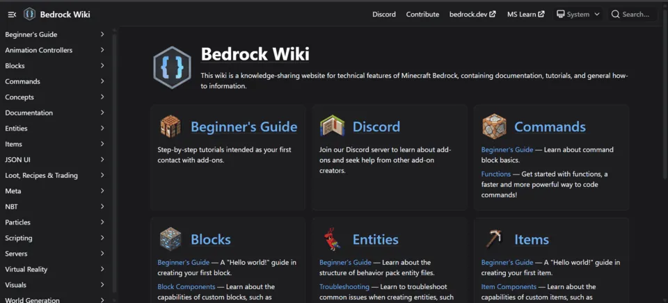Bedrock Wiki